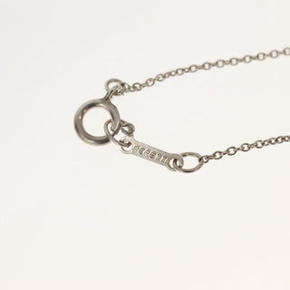 Tiffany & Co. Elsa Peretti Bean Pendant Necklace Sterling Silver