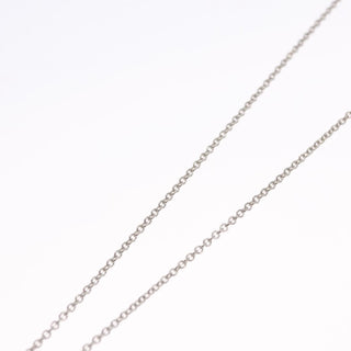 Tiffany & Co. Elsa Peretti Open Heart Pendant Necklace Sterling Silver