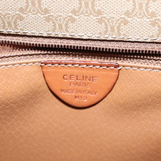 Celine Vintage Macadam Shoulder Bag Canvas