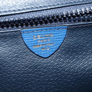 Celine Vintage Circle Logo Crossbody Bag Leather