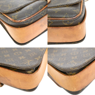 Louis Vuitton Cartouchiere Handbag Monogram Canvas