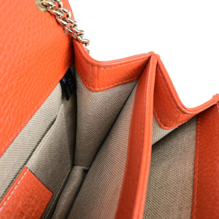 Gucci Interlocking Shoulder Bag Leather