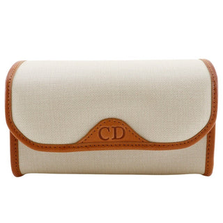 Christian Dior CD logo novelty pouch PVC