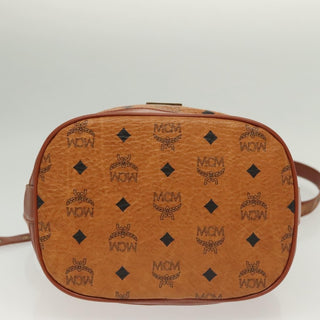 MCM Drawstring Shoulder Bag Leather