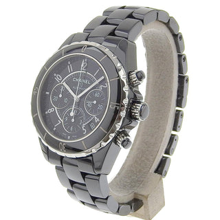 Chanel J12 Chronograph Automatic Watch Ceramic and Stainless Steel