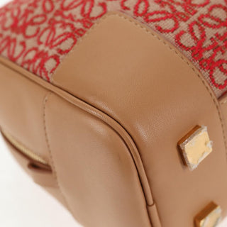 Loewe Amazona Bag Leather and Jacquard Canvas