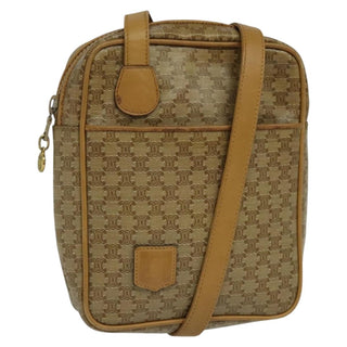 Celine Vintage Macadam Shoulder Bag Canvas