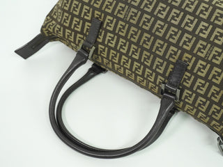 Fendi Vintage Top Handle Bag Zucchino