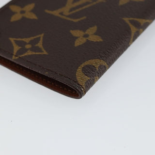 Louis Vuitton Porte Cartes Pression Card Case Monogram Canvas