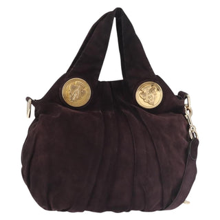 Gucci Hysteria Convertible Top Handle Bag Suede