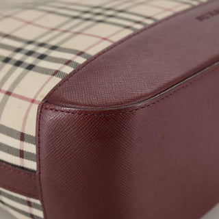 Burberry Nova Check Tote canvas check pattern