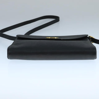 Celine Vintage Circle Logo Crossbody Bag Leather