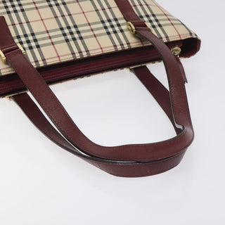 Burberry Nova Check Tote canvas check pattern