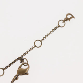 Christian Dior D logo Pendant Necklace Metal