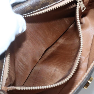 Celine Vintage Macadam Shoulder Bag Canvas