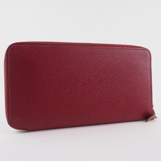 Hermes Azap Zip Around Wallet Silk'in Epsom