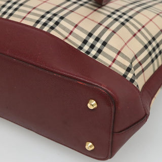 Burberry Nova Check Tote canvas check pattern