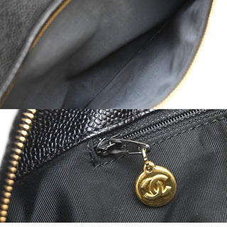 Chanel Vintage Timeless Zip Tote Caviar