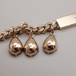 Christian Dior CD Pendant Necklace Gold-plated