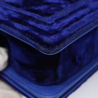 Chanel Boy Flap Bag Quilted Velvet