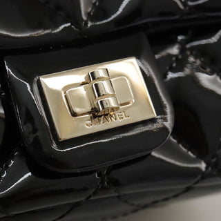 Chanel Reissue 2.55 Ankle Wrist Flap Bag Quilted Patent