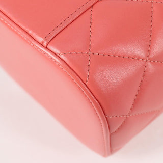 Chanel Classic Top Handle Vanity Case with Chain Quilted Lambskin