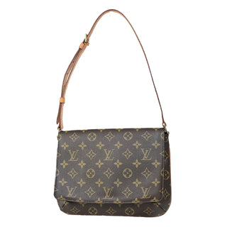 Louis Vuitton Musette Tango Handbag Monogram Canvas