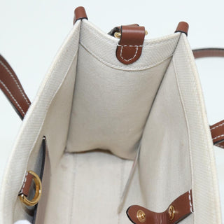 Burberry Freya Shopping Tote Canvas with Leather