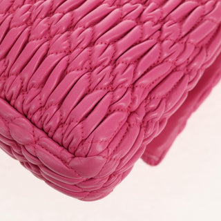 Miu Miu Crystal Clutch Matelasse Leather