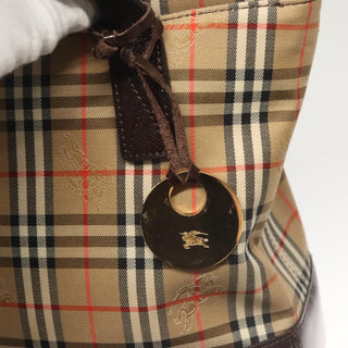 Burberry Nova Check Tote canvas check pattern