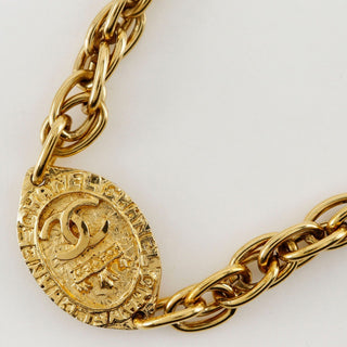 Chanel Coco Long Necklace Gold-plated