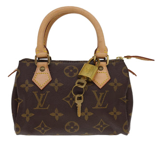 Louis Vuitton Speedy Mini HL Handbag Monogram Canvas