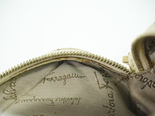 Salvatore Ferragamo Gancini Shoulder Bag Canvas