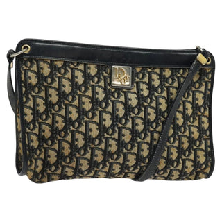 Christian Dior Vintage Trotter Shoulder Bag Canvas