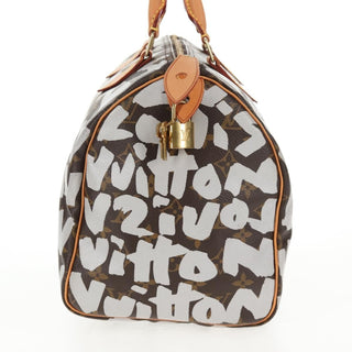 Louis Vuitton Speedy Handbag Limited Edition Monogram Graffiti