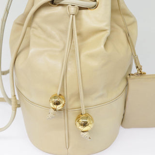 Chanel Vintage CC Drawstring Bucket Bag Lambskin