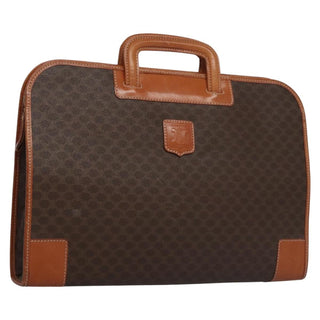 Celine Macadam Briefcase Canvas and leather