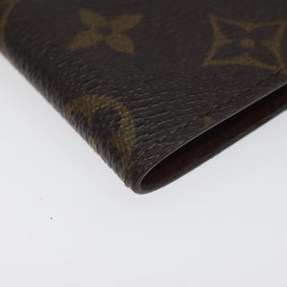 Louis Vuitton Porte Cartes Pression Card Case Monogram Canvas