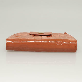 Chanel Chocolate Bar Clutch Quilted Patent