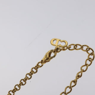 Christian Dior CD Pendant Necklace Gold-plated