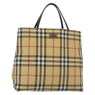 Burberry Nova Check Tote canvas check pattern