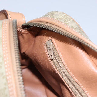 Celine Vintage Macadam Shoulder Bag Canvas and Leather