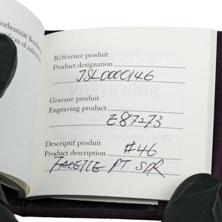 Boucheron Solitaire à facette Platinum