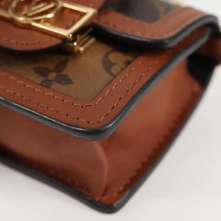 Louis Vuitton Dauphine Chain Wallet Reverse Monogram Canvas