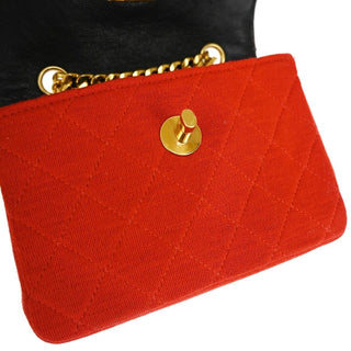 Chanel Vintage Clutch Pleated Leather