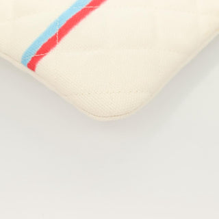 Chanel Coco Cuba Pouch Printed Quilted Canvas