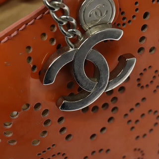 Chanel CC No.5 Shopping Tote Perforated Patent