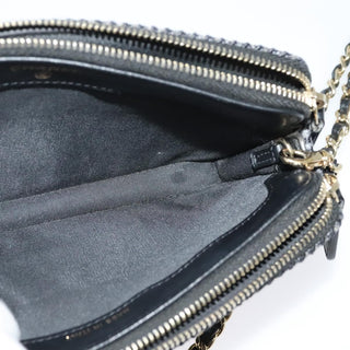 Chanel Deauville Chain wallet Raffia