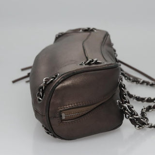 Chanel Lax Tassel Chain Shoulder Bag Leather