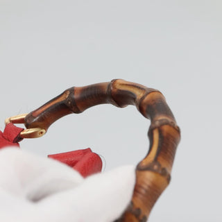 Gucci Vintage Bamboo Backpack Suede